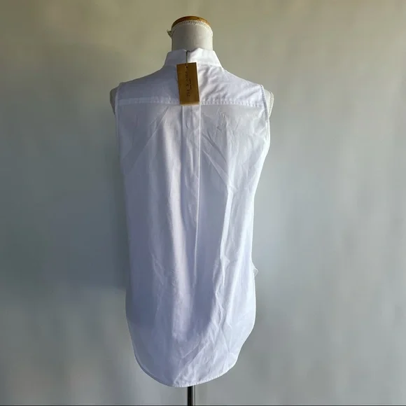 NWT Rag & Bone Kent Sleeveless Button Down Shirt - sz S - Picture 2 of 6
